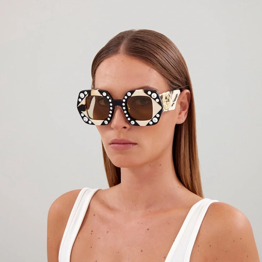 GUCCI Hollywood Forever Woman’s Sunglasses - Picture 1 of 16